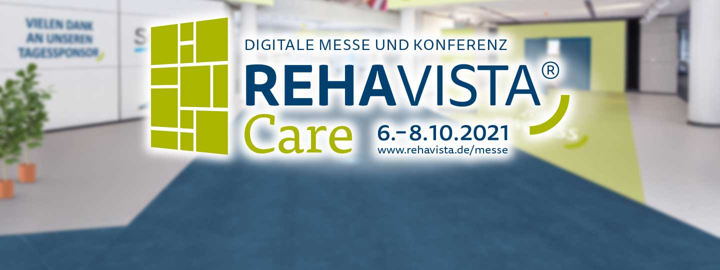 Logo REHAVISTA Care 2020 mit Sponsoren