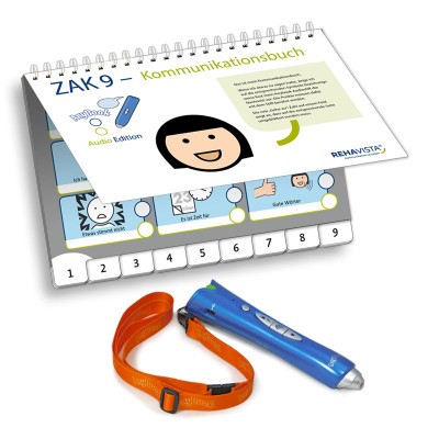 ZAK 9 Kommunikationsbuch mit Anybook-Audiostift