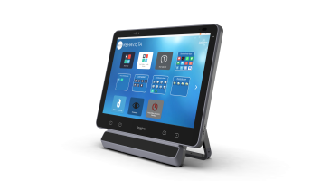 Produktbild von Grid Pad 16 mit Lumin-i Augensteuerung und Grid Kommunikationssoftware