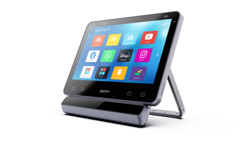 Produktbild von Grid Pad 13 mit Evo Augensteuerung und Grid Kommunikationssoftware