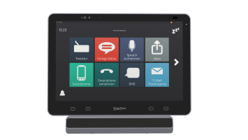 Produktbild von Grid Pad 16 mit Vida Augensteuerung und Grid Kommunikationssoftware