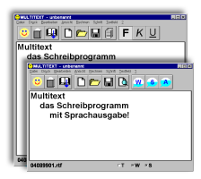 Produktbild von Multitext mit Bildschirmtastatur